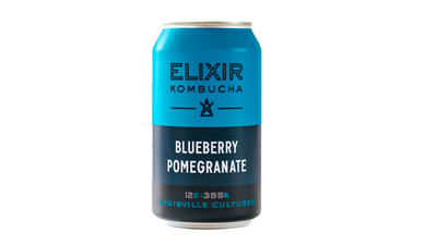 Elixir Kombucha - Blueberry Pomegranate (12 oz. can)