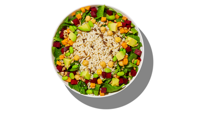 Beet Davidson grain bowl [v]