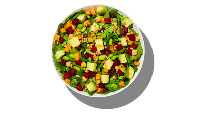 Beet Davidson salad [v]