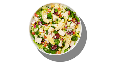 Hide & Go Greek salad