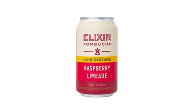 Elixir Kombucha - Raspberry Limeade (12 oz. can)