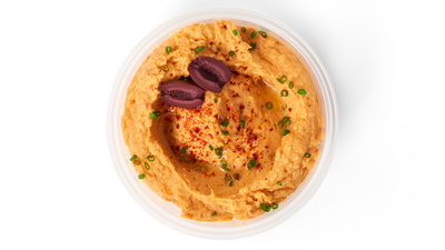 Smoked Pimento Hummus [v]